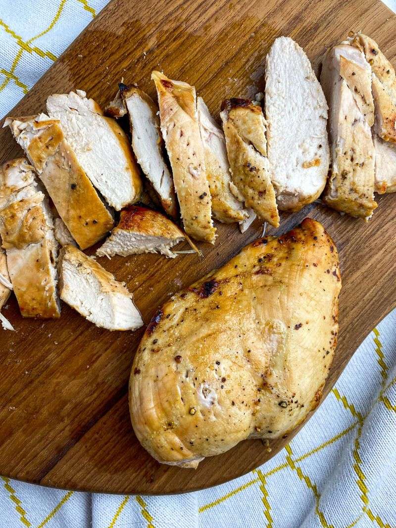Cooked chicken
