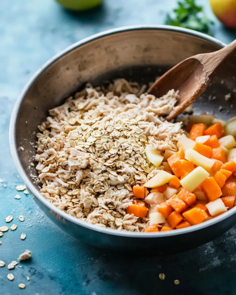 Chicken, Oats & Apple Mash